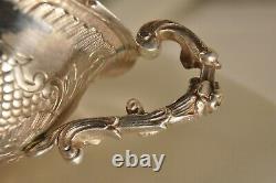 SAUCIERE ANCIEN XVIII ARGENT MASSIF SOLID SILVER SAUCER BOAT 18th c