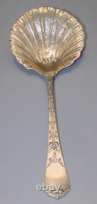 -SUPERBE ANCIENNE CUILLERE A FRAISES ARGENT MASSIF Poinçon MINERVE VITRINE D