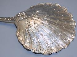 -SUPERBE ANCIENNE CUILLERE A FRAISES ARGENT MASSIF Poinçon MINERVE VITRINE D