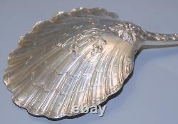 -SUPERBE ANCIENNE CUILLERE A FRAISES ARGENT MASSIF Poinçon MINERVE VITRINE D