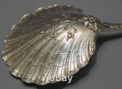 -SUPERBE ANCIENNE CUILLERE A FRAISES ARGENT MASSIF Poinçon MINERVE VITRINE D