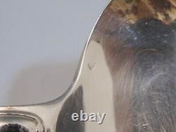 -SUPERBE ANCIENNE CUILLERE A SAUCE ARGENT MASSIF Poinçon MINERVE VITRINE D