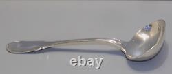 -SUPERBE ANCIENNE CUILLERE A SAUCE ARGENT MASSIF Poinçon MINERVE VITRINE D