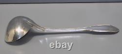 -SUPERBE ANCIENNE CUILLERE A SAUCE ARGENT MASSIF Poinçon MINERVE VITRINE D