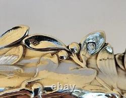 SUPERBE ancienne PAIRE DE SALERONS en ARGENT MASSIF ART NOUVEAU CHARLES MURAT