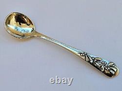 SUPERBE ancienne PAIRE DE SALERONS en ARGENT MASSIF ART NOUVEAU CHARLES MURAT