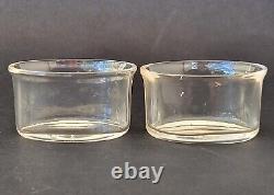 SUPERBE ancienne PAIRE DE SALERONS en ARGENT MASSIF ART NOUVEAU CHARLES MURAT