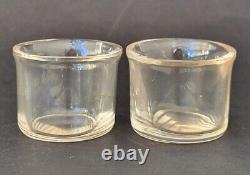 SUPERBE ancienne PAIRE DE SALERONS en ARGENT MASSIF ART NOUVEAU CHARLES MURAT