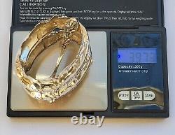 SUPERBE ancienne PAIRE DE SALERONS en ARGENT MASSIF ART NOUVEAU CHARLES MURAT