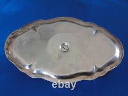 Saucière ancienne Argent massif 925 Sterling Orfèvre Camusso début XXème 580g