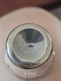 Service de 6 verres à liqueur anciens en argent massif Minerve