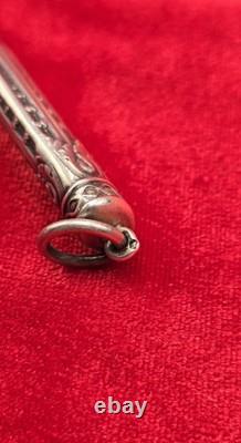 Sifflet Ancien Argent Massif Antique Whistle Sterling Silver