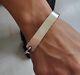 Superbe Ancien Bracelet Argent Massif Etrier Années 50/60's Créateur-beau Bijou