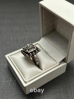 Tres belle bague argent massif ancienne
