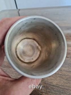 Très belle timbale XIX / gobelet Argent massif Ancien Poinçon 13 DK /de 1867
