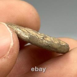 Véritable pièce ancienne en argent massif Kushan Empire Vasu Deva III