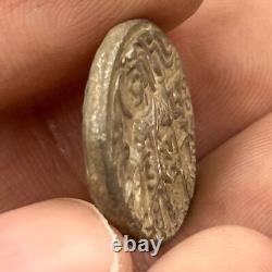 Véritable pièce ancienne en argent massif Kushan Empire Vasu Deva III