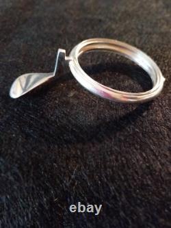 Xix, Belle Ancienne Lunule D'ostensoir En Argent Massif 925, Sans Verres